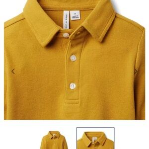 Janie and Jack Mustard Polo Shirt